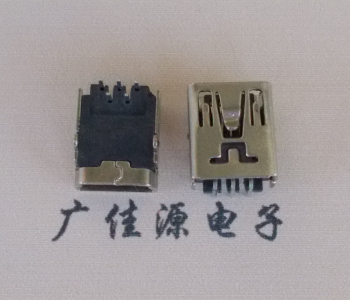 徐州MINI USB前两脚插座 90度卧式 端子DIP针脚定义