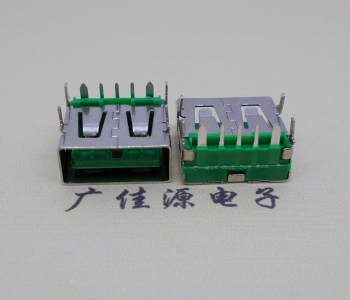 徐州5A大电流 快充接口 USB5p绿胶芯 常规母座