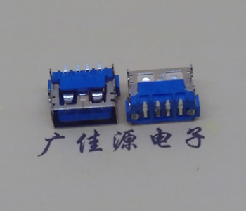 徐州usb2.0接口 AF短体10.0母座 卧式直边 连接器插座