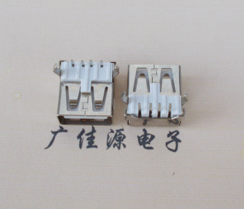 徐州USB AF母座 LCP 耐高温250度280度 环保白胶芯