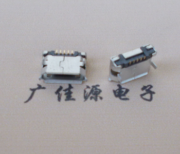 徐州Micro USB卷口 B型(无柱）插板脚间距6.4普通端子
