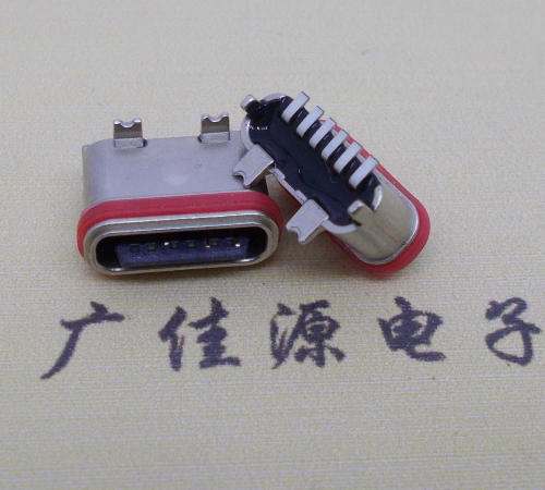 徐州立式贴片防水Type-C6P母座连接器